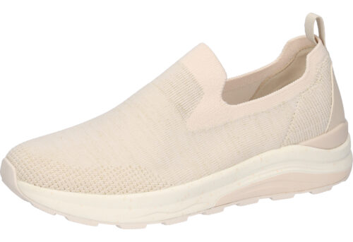 Waldläufer dame sneaker i beige mesh