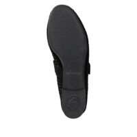 Remonte sort net ballerina med glitter sten