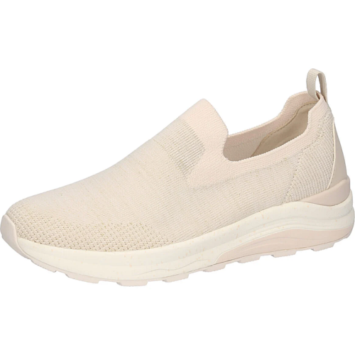 Waldläufer damesko flot elastisk beige mesh