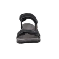 Rohde herresandal i sort nubuck, med velcroremme.