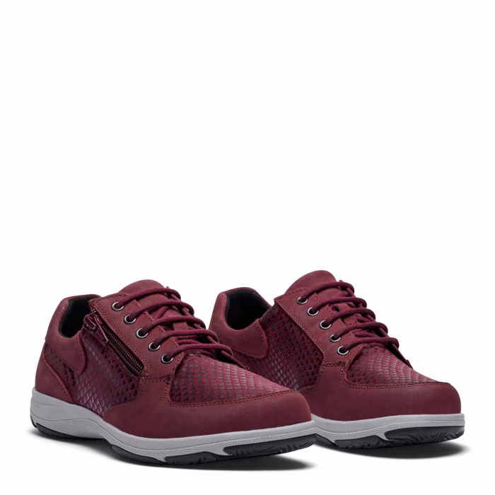 New Feet bred bordeaux sko