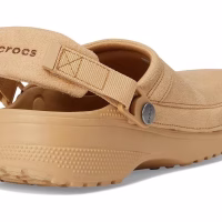 Classsic crafted vegan suede crocs, beige