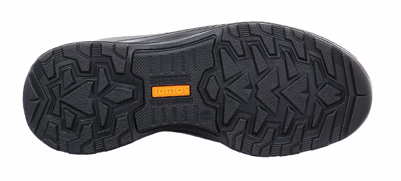 Jomos herre stik i sko, i sort nubuck, vidde H
