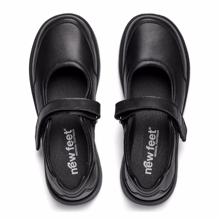 New Feet ballerina i sort