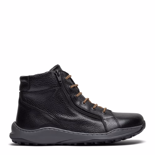 New Feet bred støvle med snøre og lynlås. Tex membran, der holder vandet ude