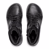 New Feet bred støvle med snøre og lynlås. Tex membran, der holder vandet ude.