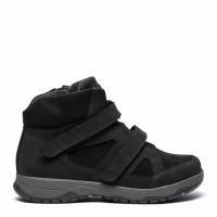 New Feet bred støvle med velcro og lynlås. Tex membran, der holder vandet ude.