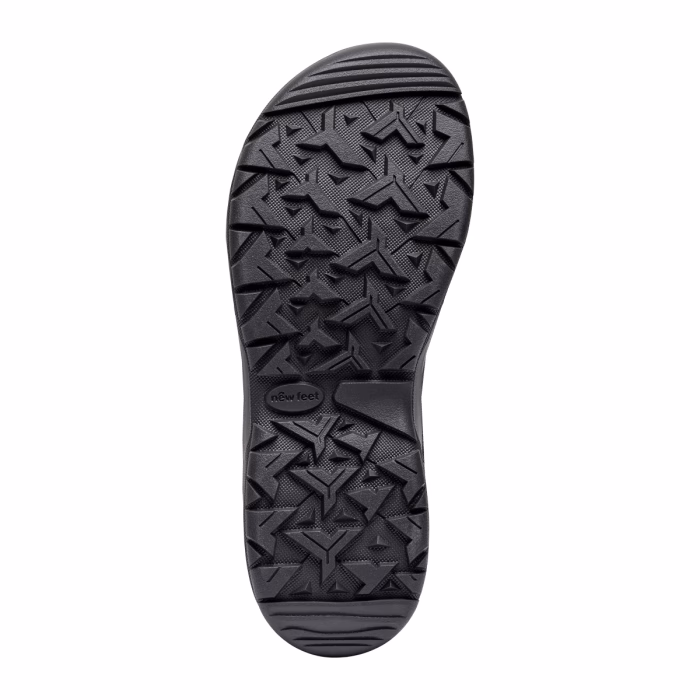 New Feet bred støvle med velcro og lynlås. Tex membran, der holder vandet ude.