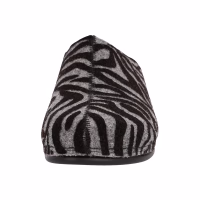 Berkemann hjemmesko med zebra mønster og udtagelig indersål.