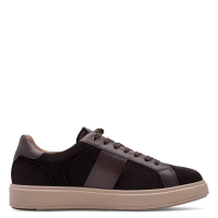 Tamaris herre sneaker i brun ruskind