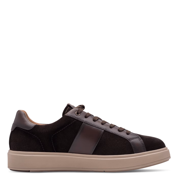 Tamaris herre sneaker i brun ruskind